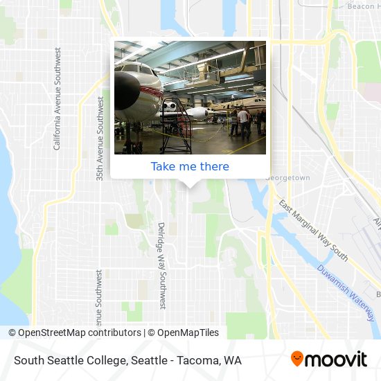 Mapa de South Seattle College