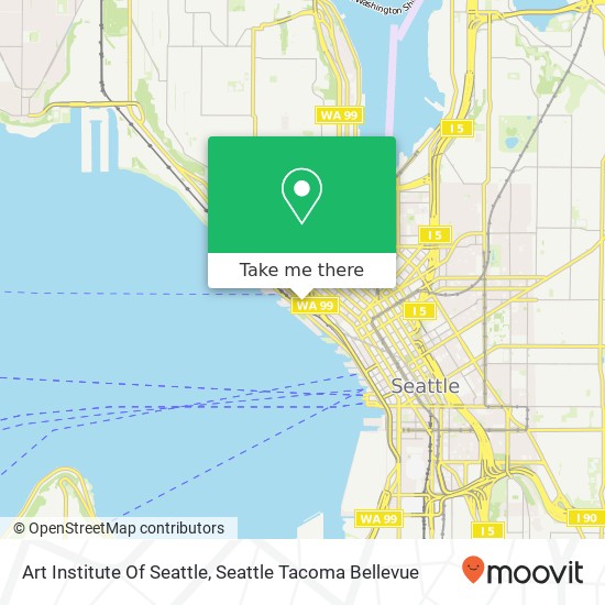 Mapa de Art Institute Of Seattle