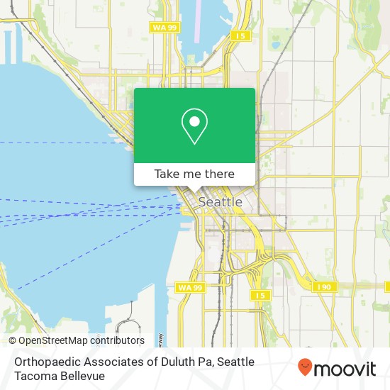 Mapa de Orthopaedic Associates of Duluth Pa, 1000 1st Ave