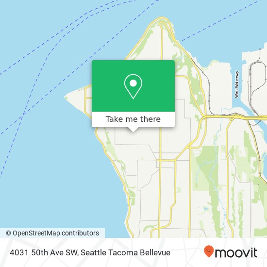 4031 50th Ave SW, Seattle, WA 98116 map