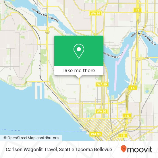 Carlson Wagonlit Travel map