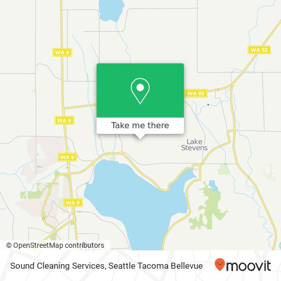 Mapa de Sound Cleaning Services, 2518 Cedar Rd