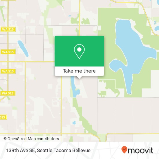 Mapa de 139th Ave SE, Kent, WA 98042