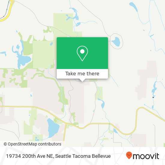 Mapa de 19734 200th Ave NE, Woodinville, WA 98077