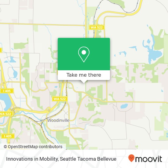 Mapa de Innovations in Mobility, 14680 NE North Woodinville Way