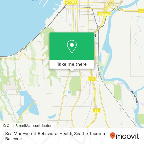 Sea Mar Everett Behavioral Health, 5007 Claremont Way map