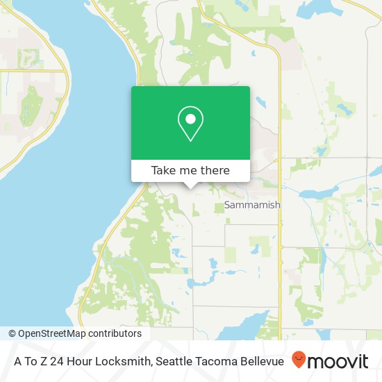 Mapa de A To Z 24 Hour Locksmith, 126 211th Pl NE