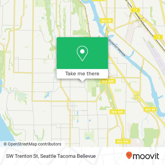 Mapa de SW Trenton St, Seattle, WA 98106