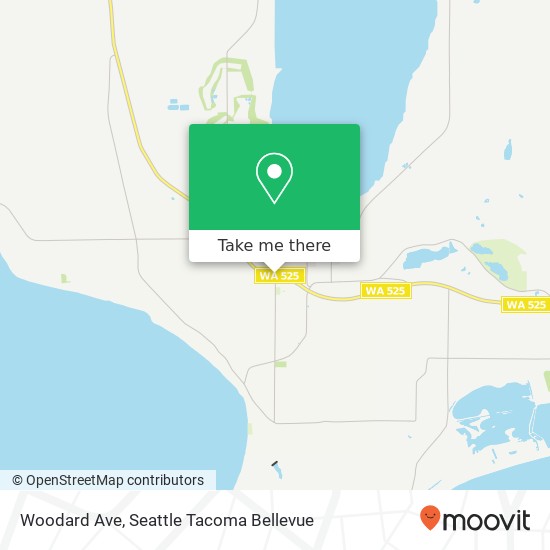 Mapa de Woodard Ave, Freeland, WA 98249