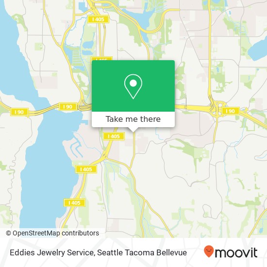 Eddies Jewelry Service, 4055 Factoria Blvd SE map