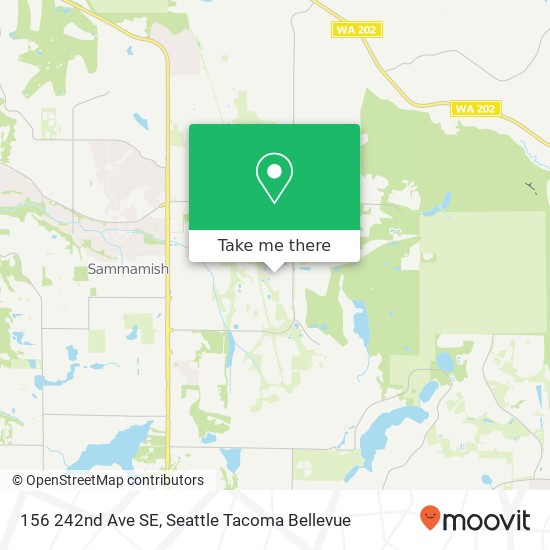 Mapa de 156 242nd Ave SE, Sammamish, WA 98074