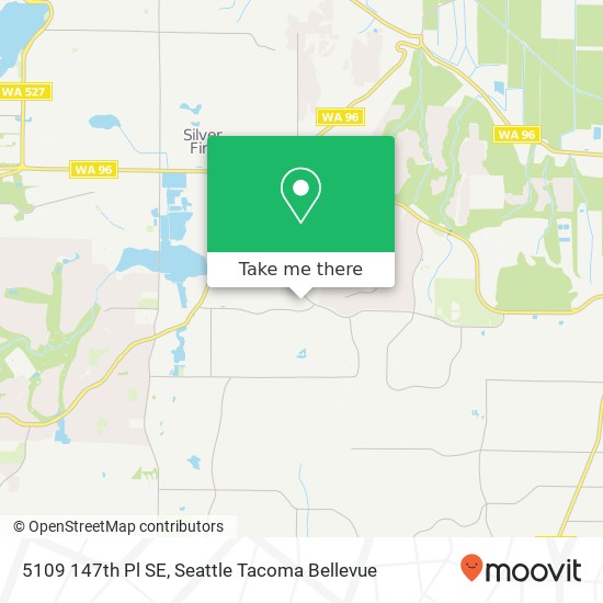 Mapa de 5109 147th Pl SE, Everett, WA 98208