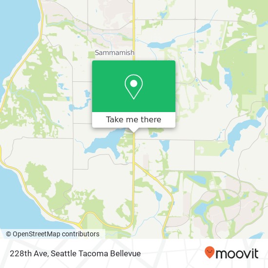 Mapa de 228th Ave, Sammamish, WA 98075