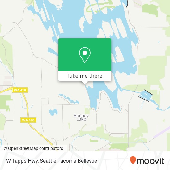 Mapa de W Tapps Hwy, Bonney Lake, WA 98391