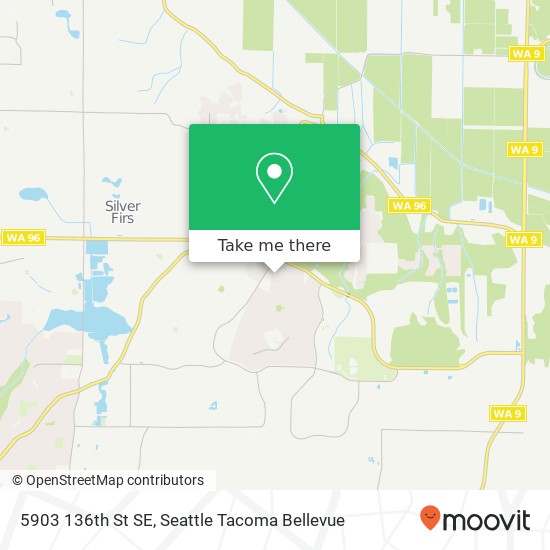 Mapa de 5903 136th St SE, Everett, WA 98208