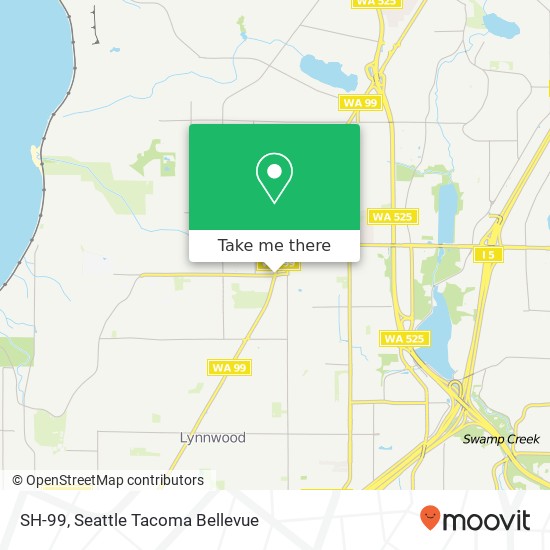 Mapa de SH-99, Lynnwood, WA 98037