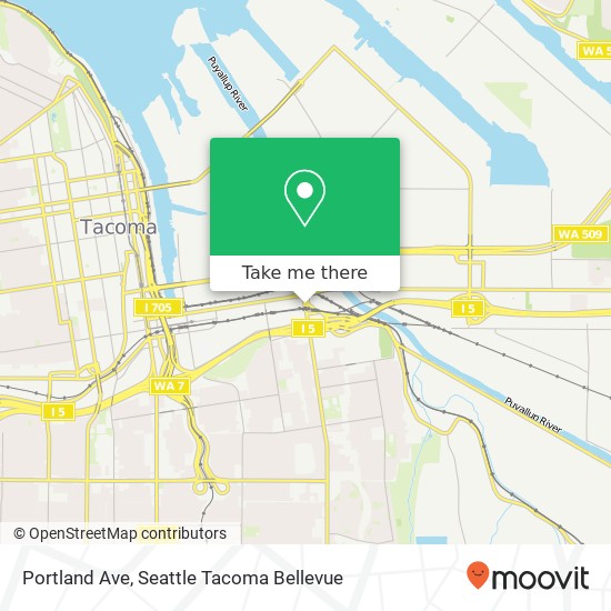 Portland Ave, Tacoma, WA 98421 map