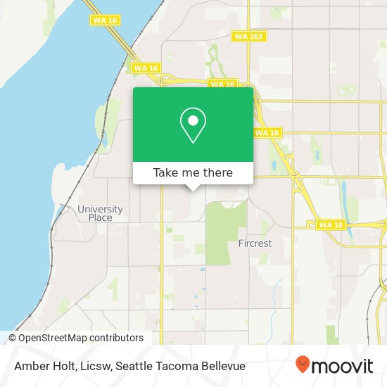 Mapa de Amber Holt, Licsw, 6922 22nd St W