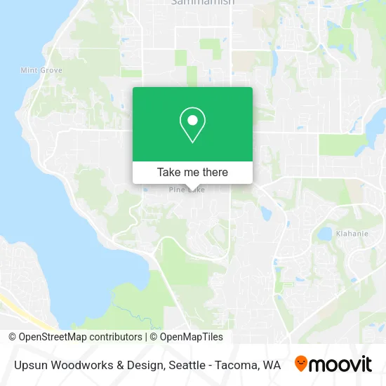 Mapa de Upsun Woodworks & Design