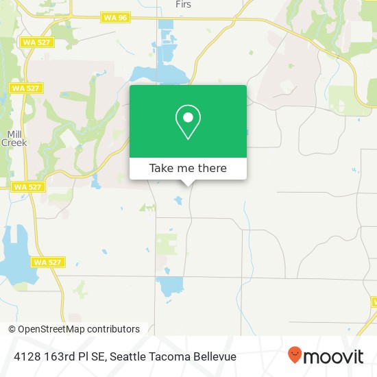 Mapa de 4128 163rd Pl SE, Bothell, WA 98012