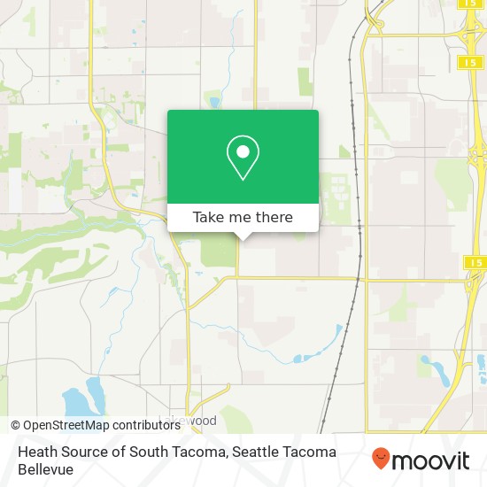 Mapa de Heath Source of South Tacoma, 6923 Lakewood Dr W