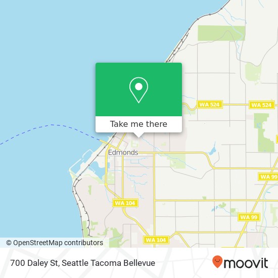 Mapa de 700 Daley St, Edmonds, WA 98020