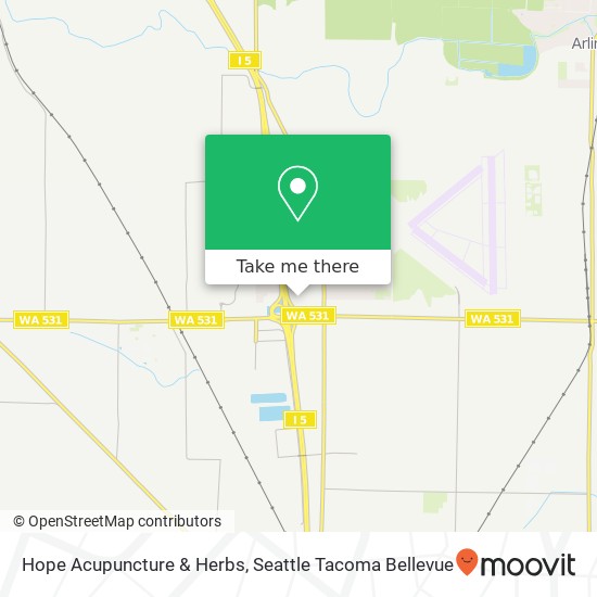 Mapa de Hope Acupuncture & Herbs, 3204 Smokey Point Dr