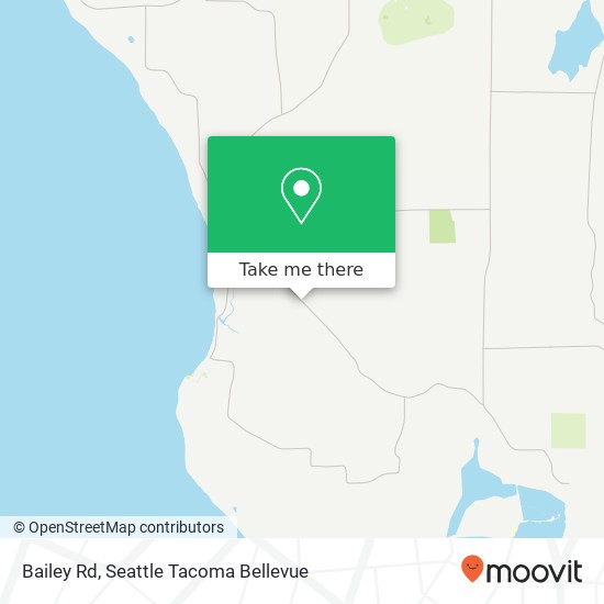 Mapa de Bailey Rd, Clinton, WA 98236