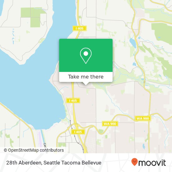 Mapa de 28th Aberdeen, Renton, WA 98056