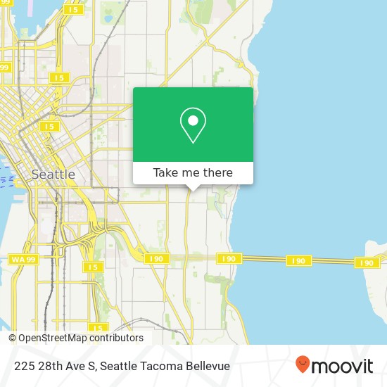 Mapa de 225 28th Ave S, Seattle, WA 98144