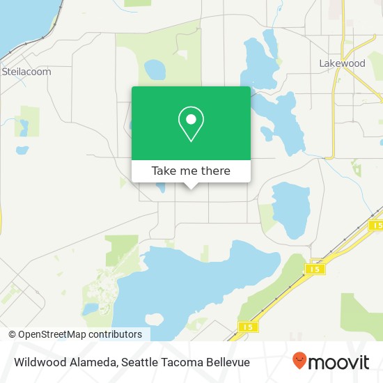 Wildwood Alameda, Lakewood, WA 98498 map