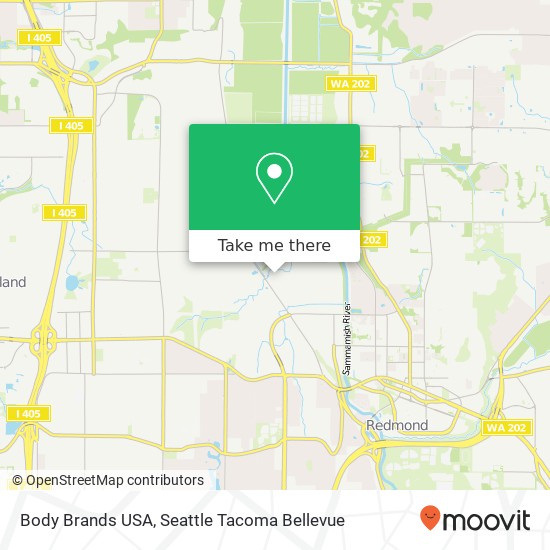 Mapa de Body Brands USA, 14670 NE 95th St