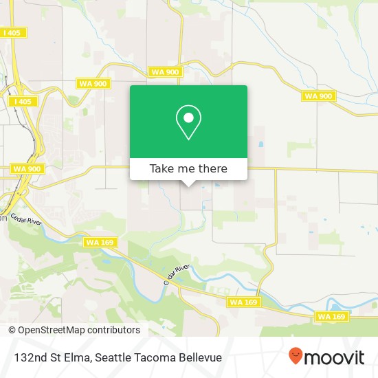 132nd St Elma, Renton, WA 98059 map