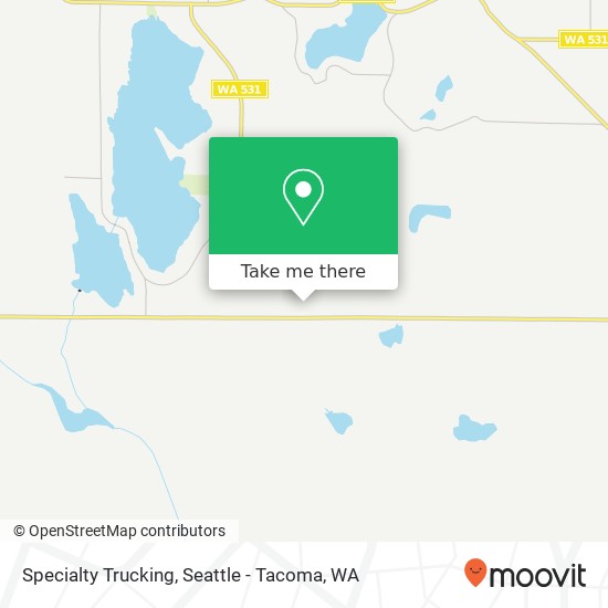 Specialty Trucking, 14110 S Lake Crabapple Rd map