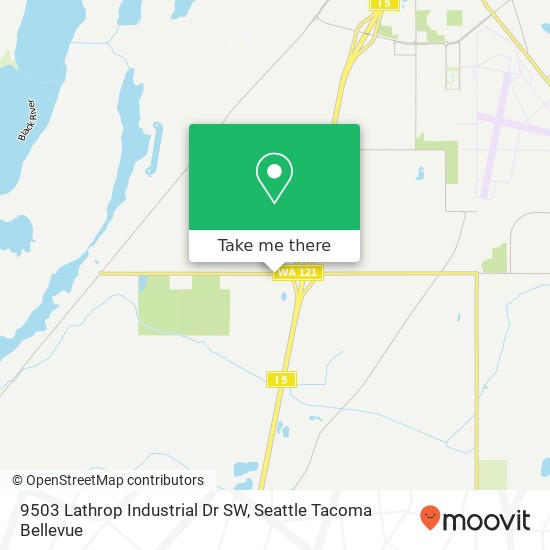 Mapa de 9503 Lathrop Industrial Dr SW, Tumwater, WA 98512