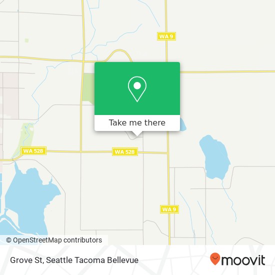 Mapa de Grove St, Marysville, WA 98270