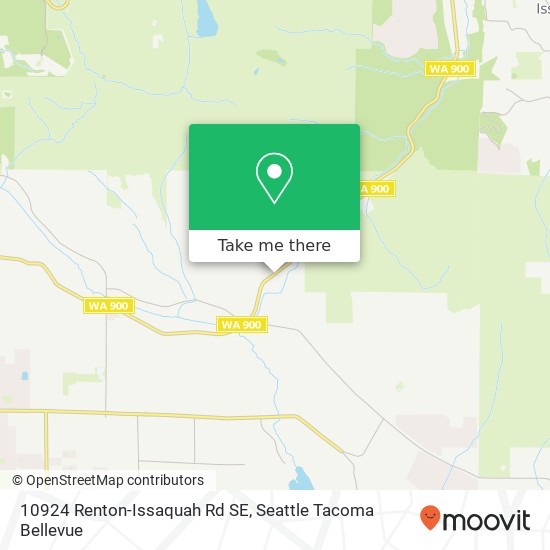 Mapa de 10924 Renton-Issaquah Rd SE, Issaquah, WA 98027