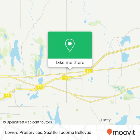 Mapa de Lowe's Proservices, 4230 Martin Way E