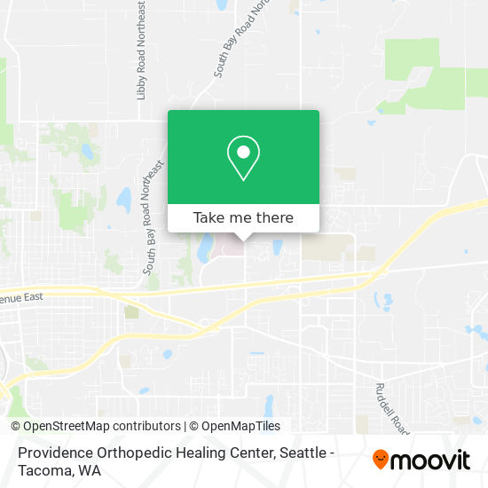 Mapa de Providence Orthopedic Healing Center