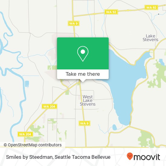 Mapa de Smiles by Steedman, 515 State Route 9 NE