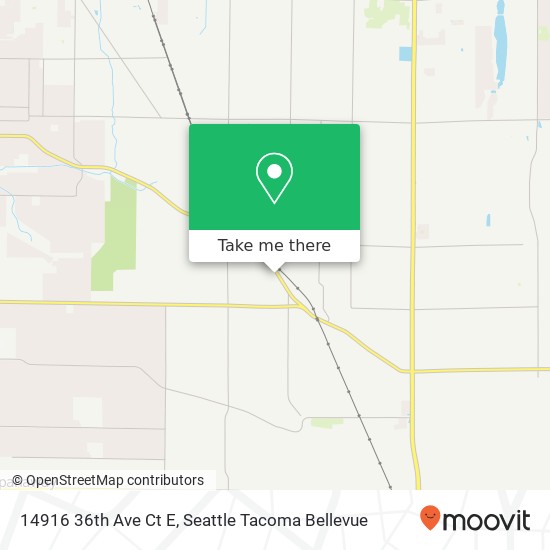 Mapa de 14916 36th Ave Ct E, Tacoma, WA 98446