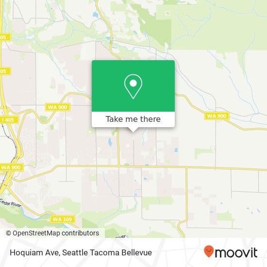 Mapa de Hoquiam Ave, Renton, WA 98059