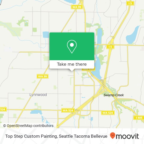 Mapa de Top Step Custom Painting, 3632 177th Pl SW Lynnwood, WA 98037