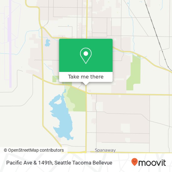 Mapa de Pacific Ave & 149th, Tacoma, WA 98444