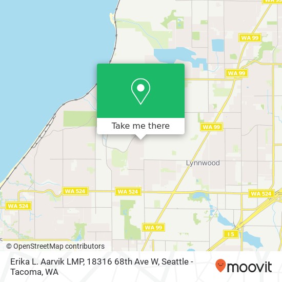 Erika L. Aarvik LMP, 18316 68th Ave W map