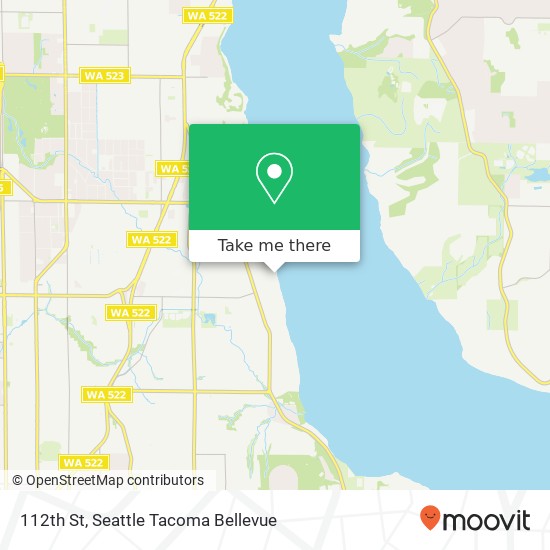 Mapa de 112th St, Seattle, WA 98125