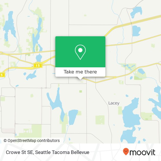 Crowe St SE, Lacey, WA 98503 map