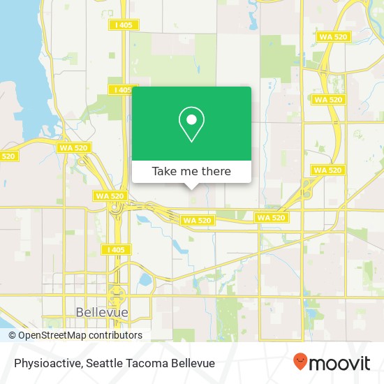 Mapa de Physioactive, 2632 127th Ave NE