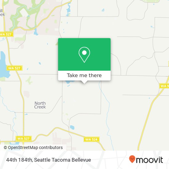 Mapa de 44th 184th, Bothell, WA 98012