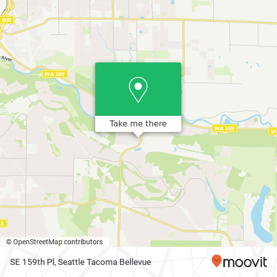 SE 159th Pl, Renton, WA 98058 map